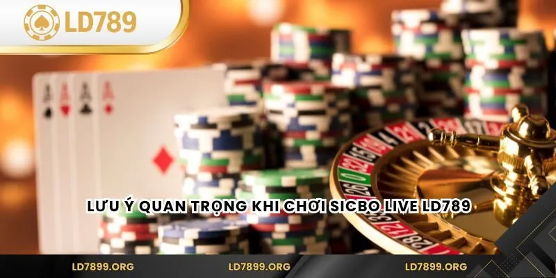 Lưu ý quan trọng khi chơi Sicbo Live LD789